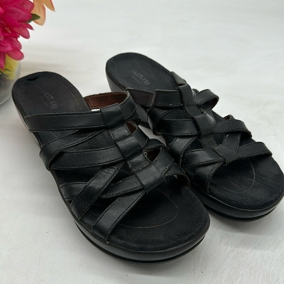 Eastland Shoes - Eastland Black Strappy Slip On Sandals Size 10 BSN5069E